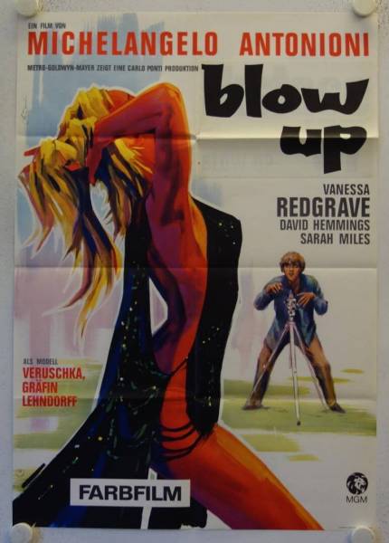 Blow Up originales deutsches Filmplakat